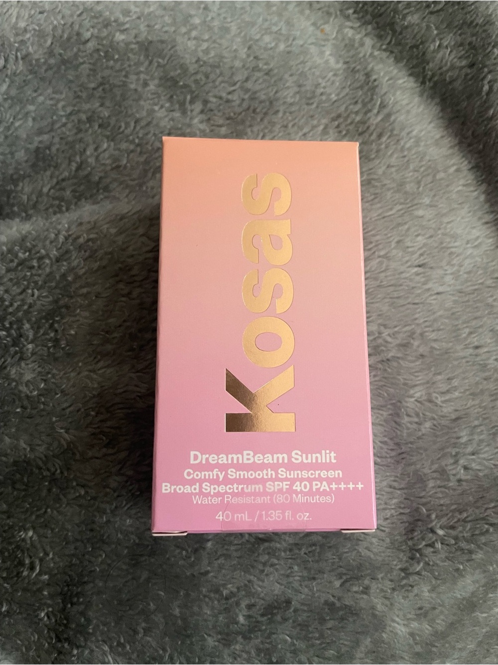 Kosas DreamBeam Sunlit SPF 40 Sunscreen NEW! SEALED!